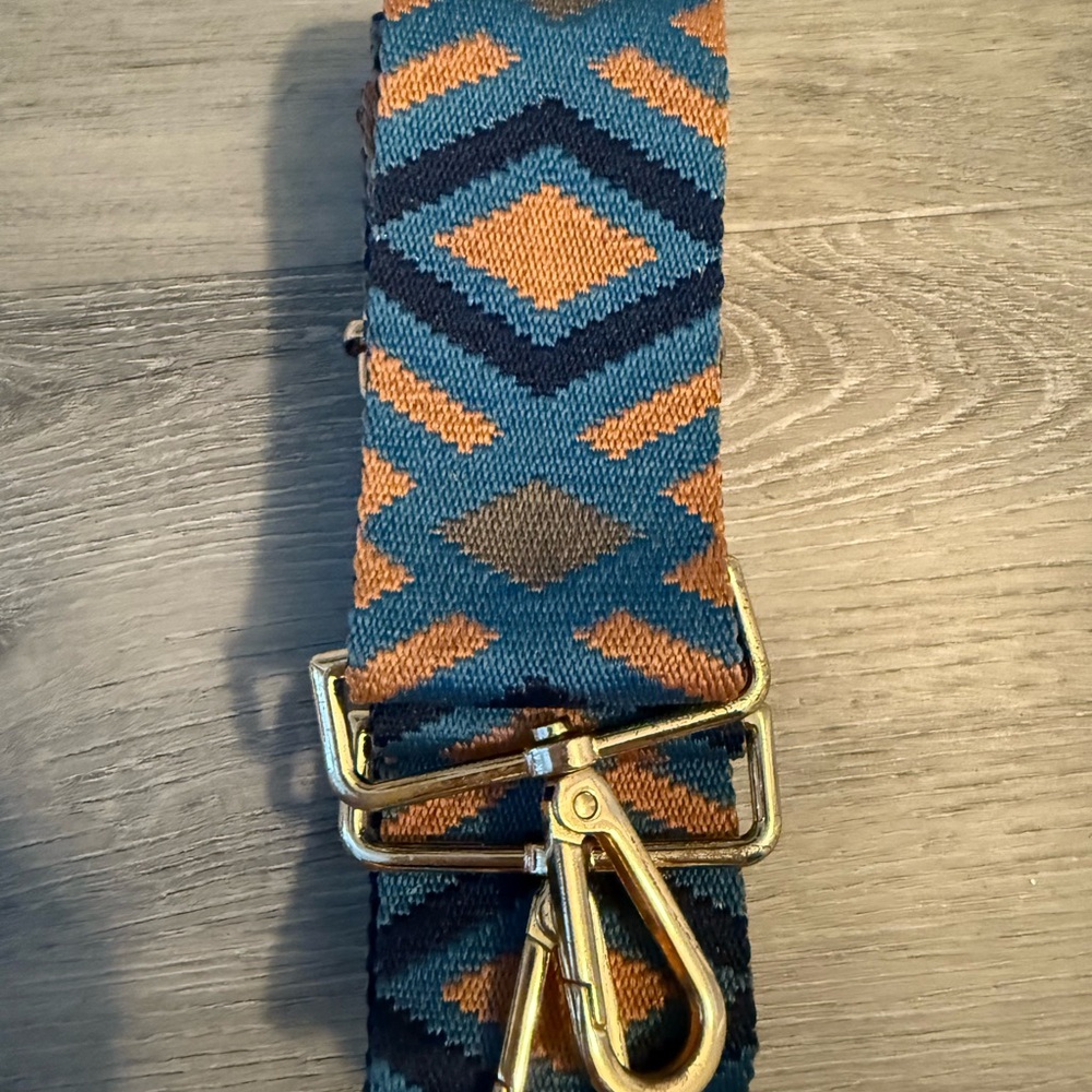 Pom Pom London Stylish Geometric Patterned Belt Bag Strap